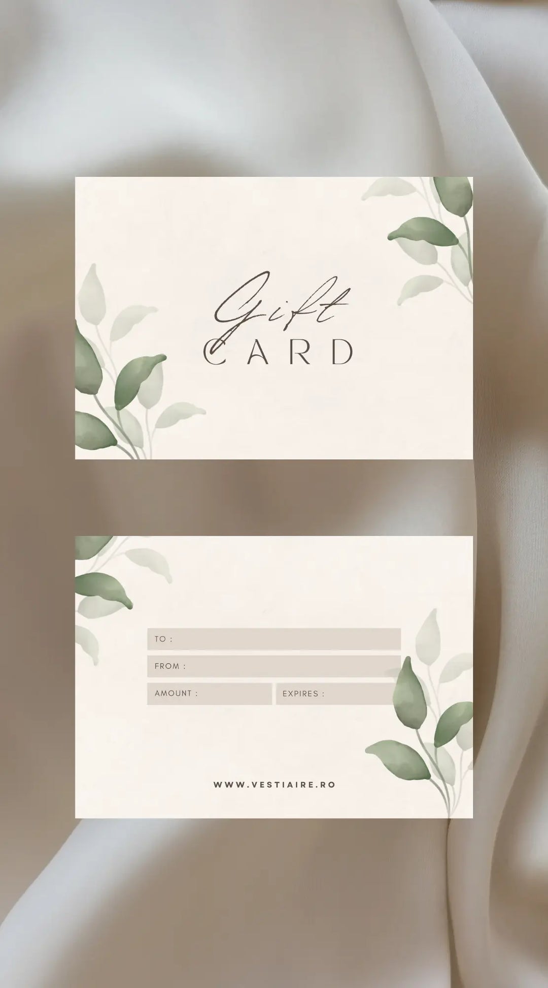 Ofera-i un Card Cadou VESTIAIRE