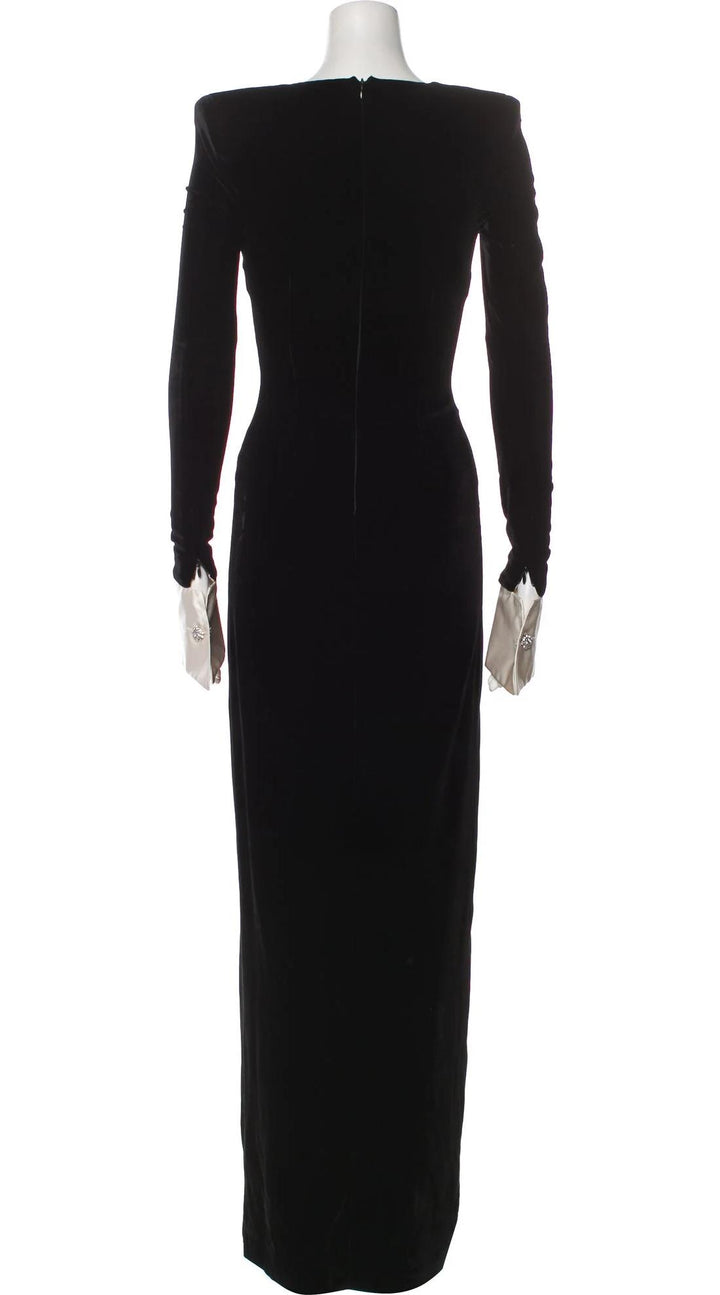 SERENA – Rochie catifea maxi (INCHIRIERE)